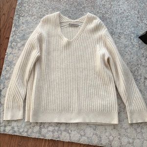 Allsaints oversized white sweater!